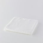 Marshmallow Gauze & Pile bath towel in White