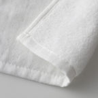 Marshmallow Gauze & Pile bath towel in White