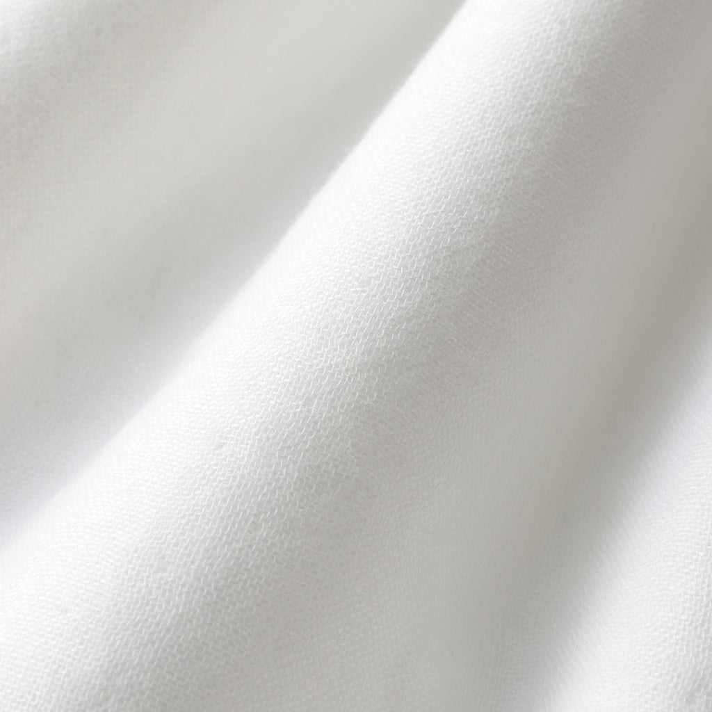 Marshmallow Gauze & Pile bath towel in White