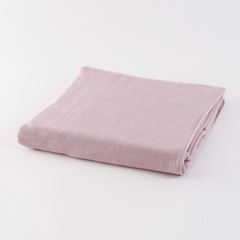 Wine-dyed Organic Gauze bath towel in Pink