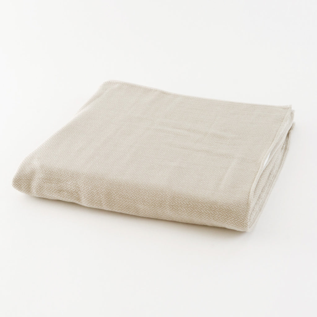 Coffee-dyed Organic Gauze bath towel in Brown