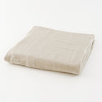 Coffee-dyed Organic Gauze bath towel in Brown