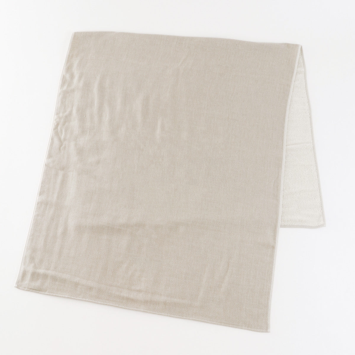 Coffee-dyed Organic Gauze bath towel in Brown