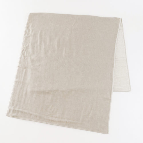 Coffee-dyed Organic Gauze bath towel in Brown