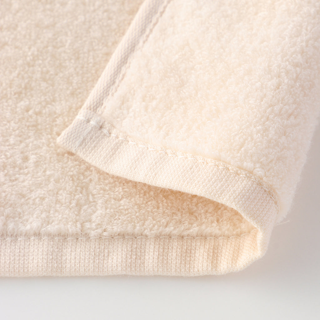 Beauty Skincare long facial towel in Beige Ochre