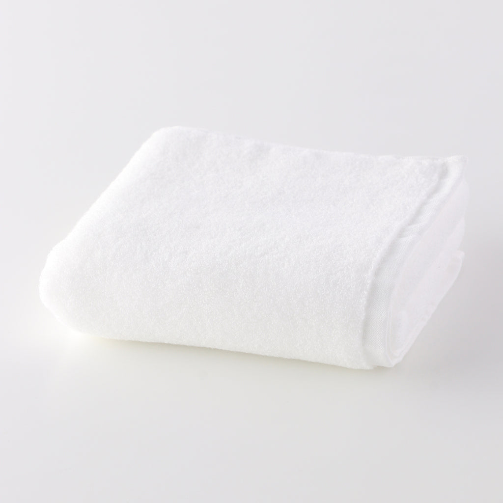 Beauty Skincare long facial towel in Milk White