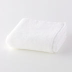 Beauty Skincare long facial towel in Milk White