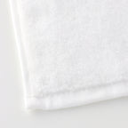 Beauty Skincare long facial towel in Milk White