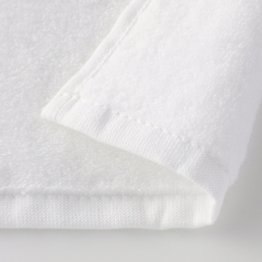 Beauty Skincare long facial towel in Milk White