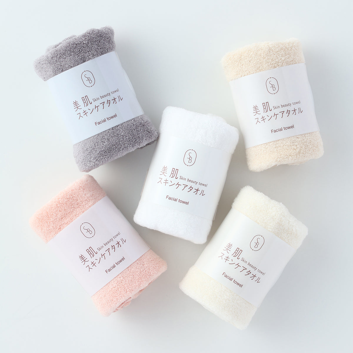 Beauty Skincare facial towel in Grey
