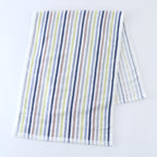 Stretch Color Stripe hair towel in Blue