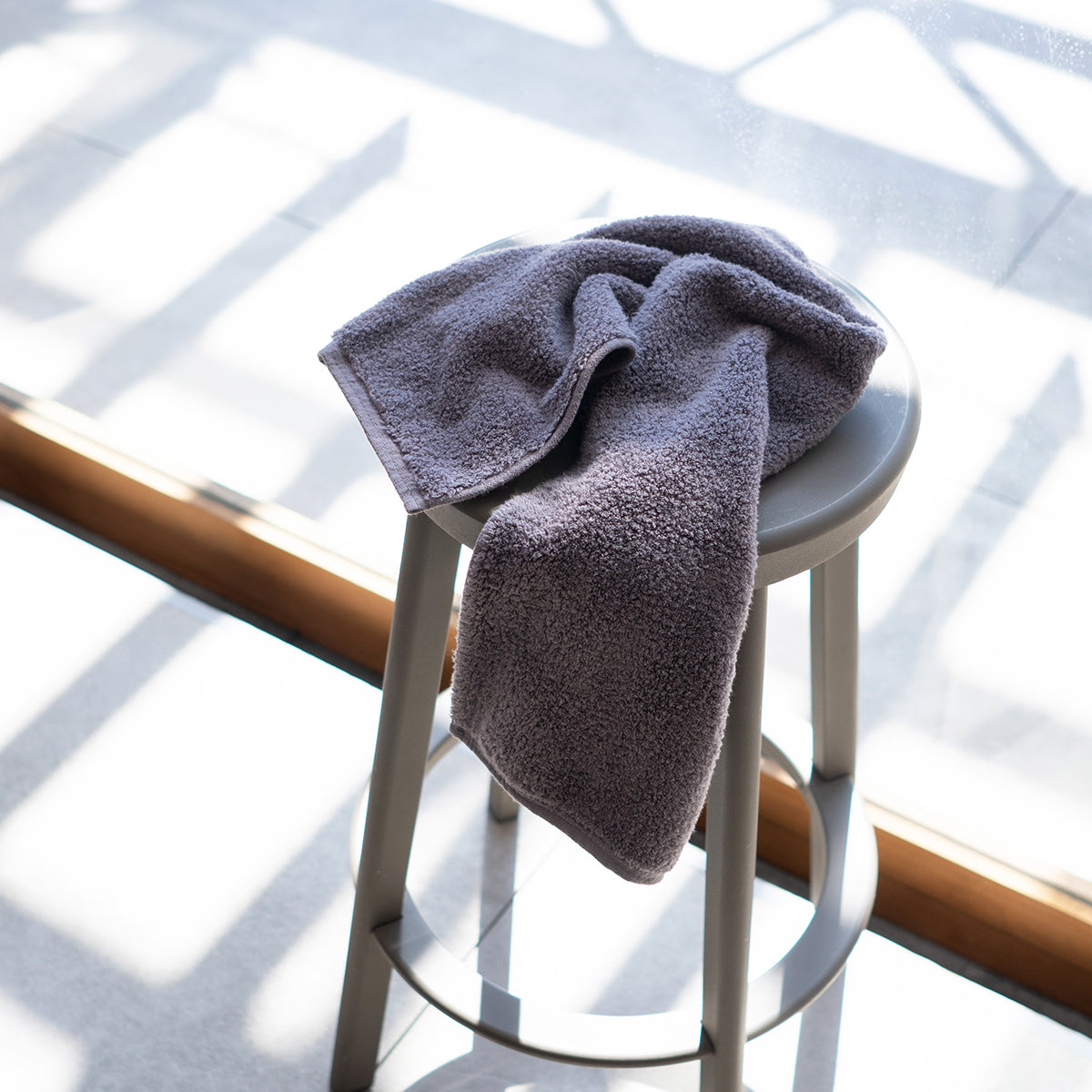 Gokufuwa hair towel in Dark Grey