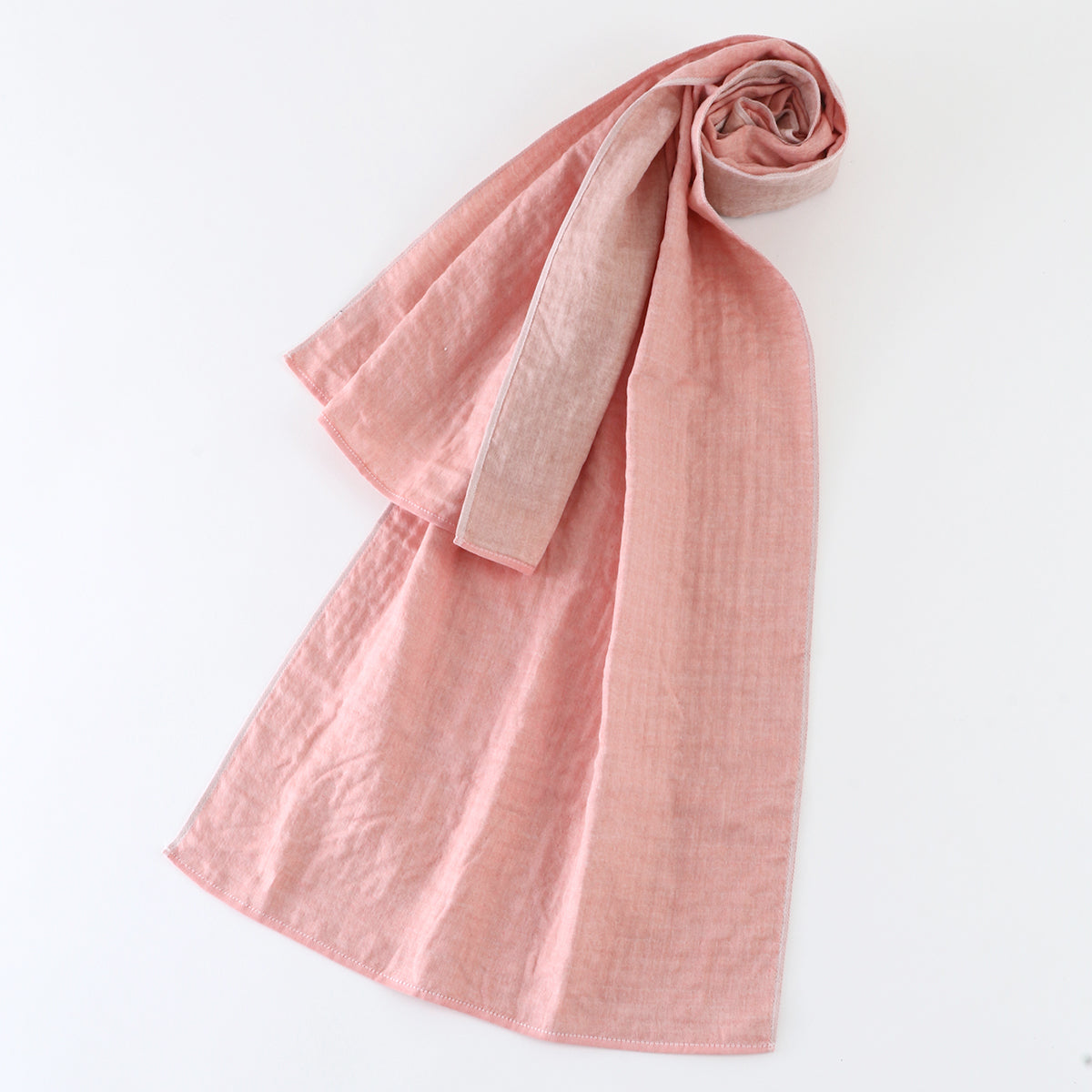 Marshmallow Gauze muffler in Orange