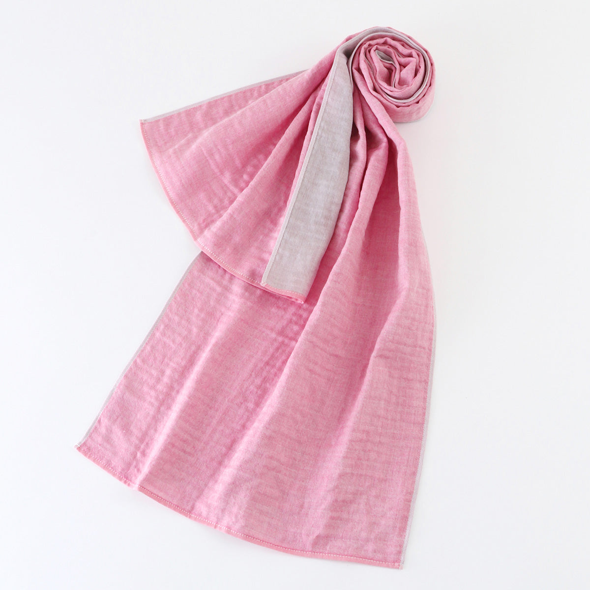 Marshmallow Gauze muffler in Pink