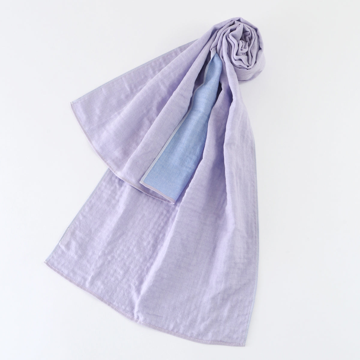 Marshmallow Gauze muffler in Violet