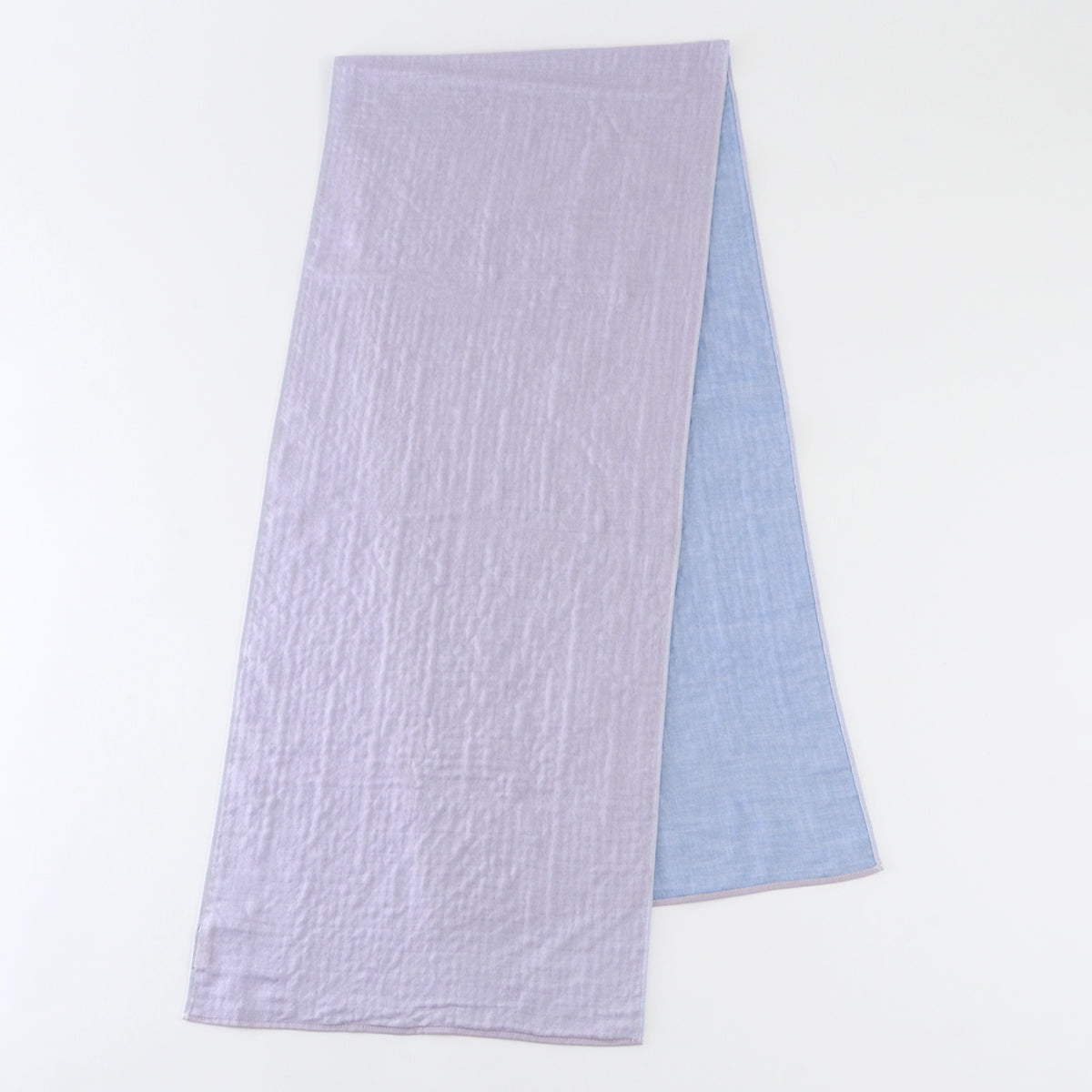 Marshmallow Gauze muffler in Violet
