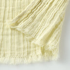 Crepe Gauze muffler in Green