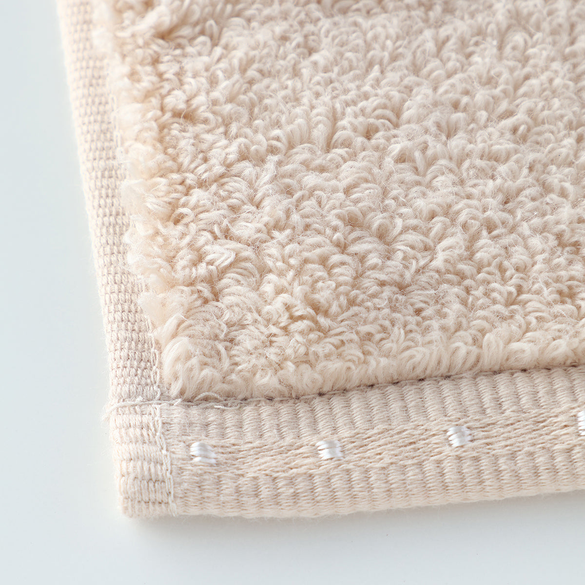 Sea Island Cotton Excellence face towel in Beige