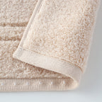 Sea Island Cotton Excellence face towel in Beige