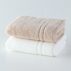 Sea Island Cotton Excellence face towel in Beige