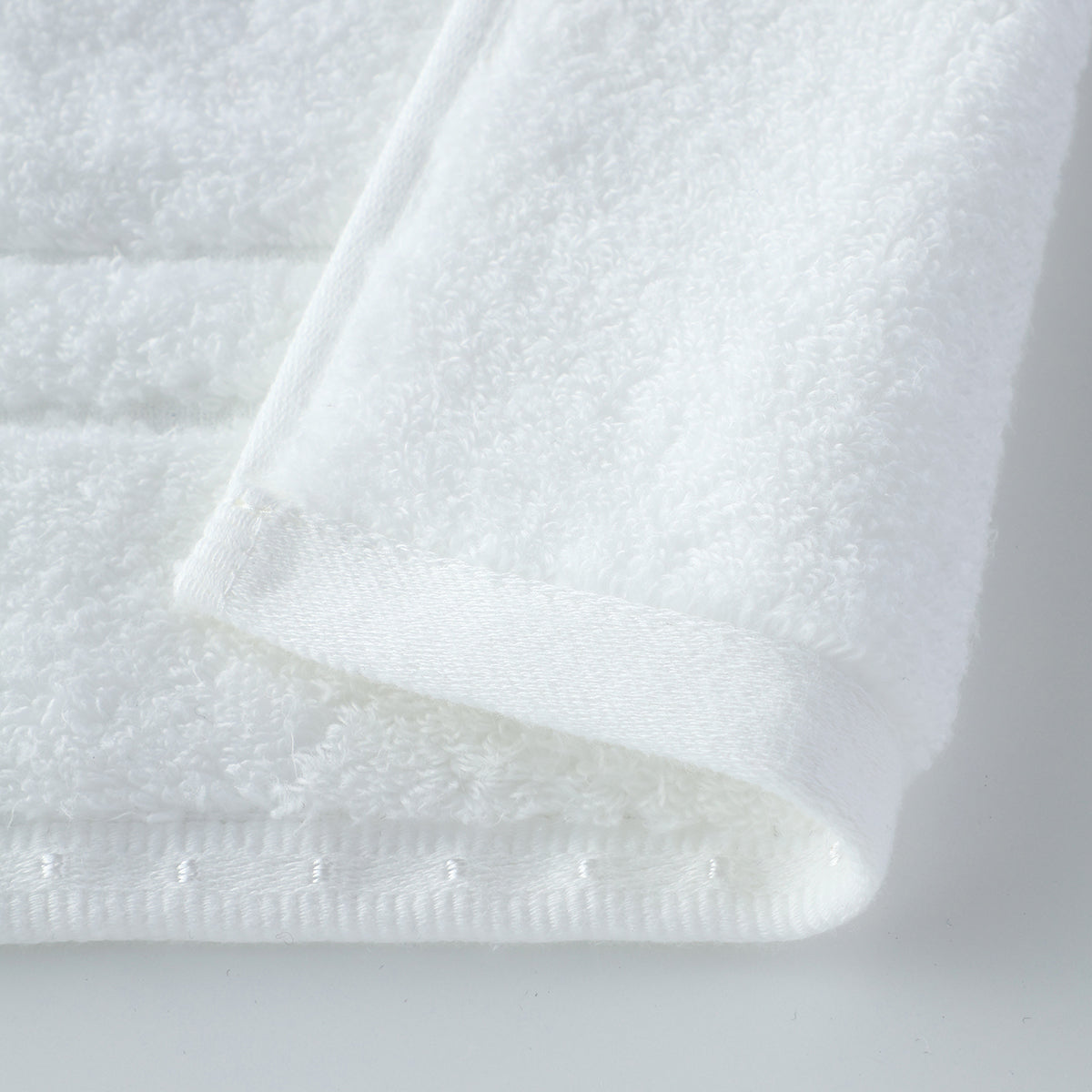 Sea Island Cotton Excellence face towel in White