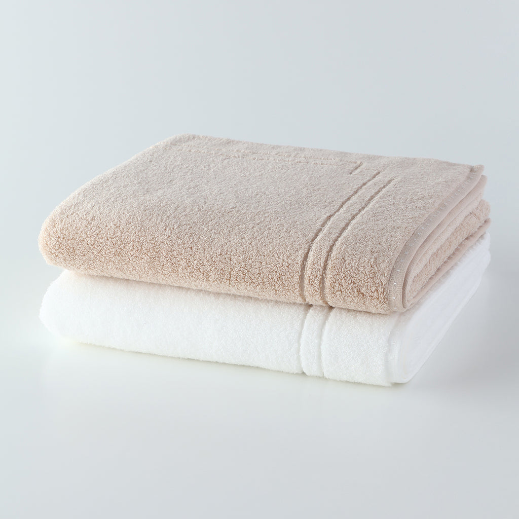 Sea Island Cotton Excellence bath towel in Beige