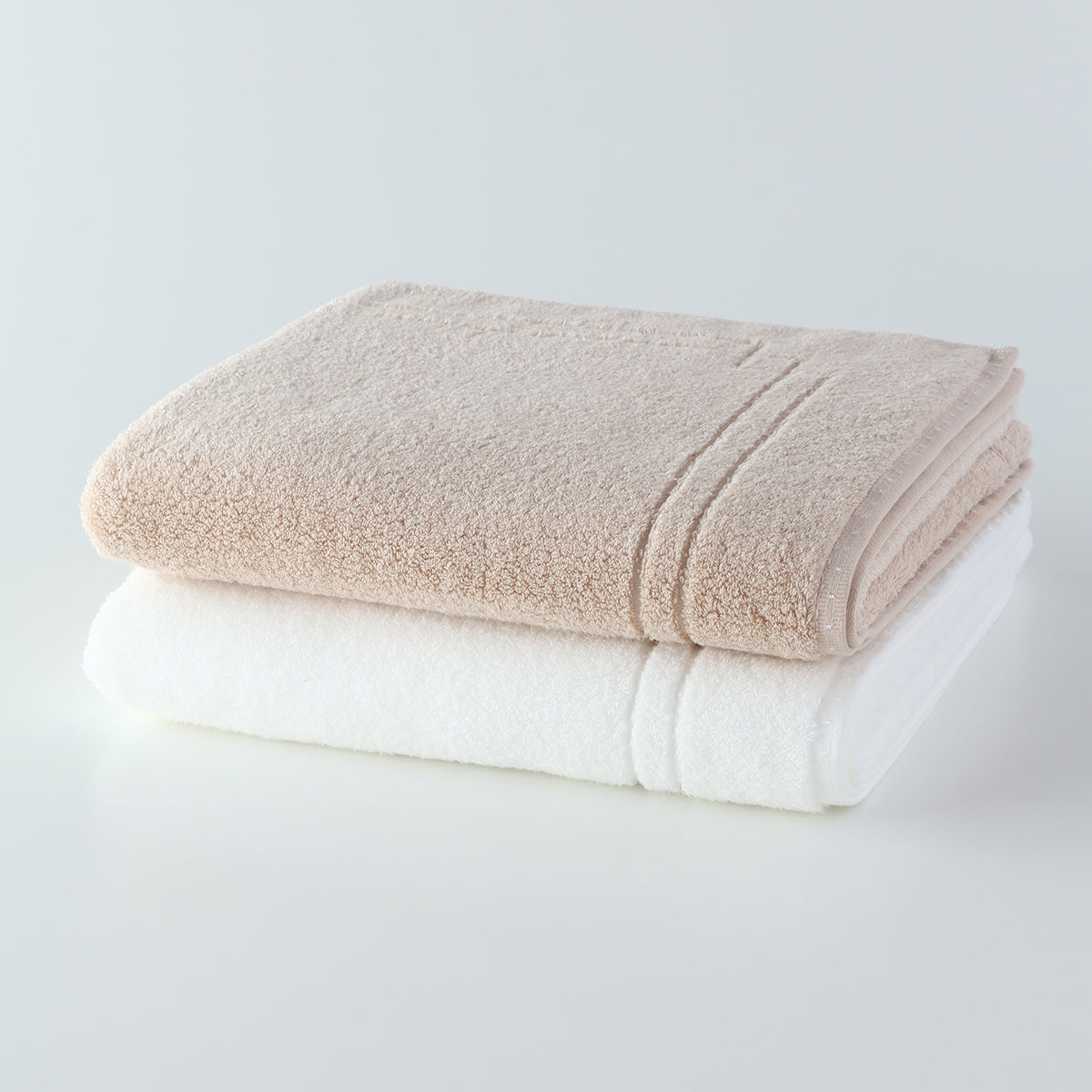 Sea Island Cotton Excellence bath towel in Beige