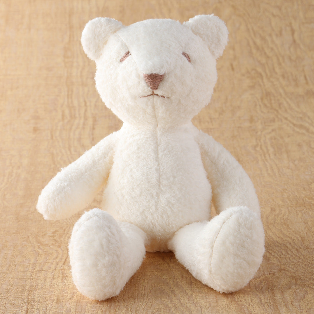 TOUCH Ribbon Bear plush toy in Ivory