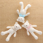 TOUCH Ribbon Bear plush toy in Ivory