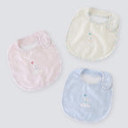 Airy Touch fluffy baby bib in Blue
