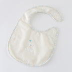Airy Touch fluffy baby bib in Ivory
