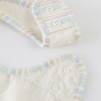 Airy Touch fluffy baby bib in Ivory