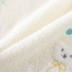 Airy Touch fluffy baby bib in Ivory