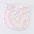 Airy Touch fluffy baby bib in Pink