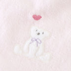 Airy Touch fluffy baby bib in Pink