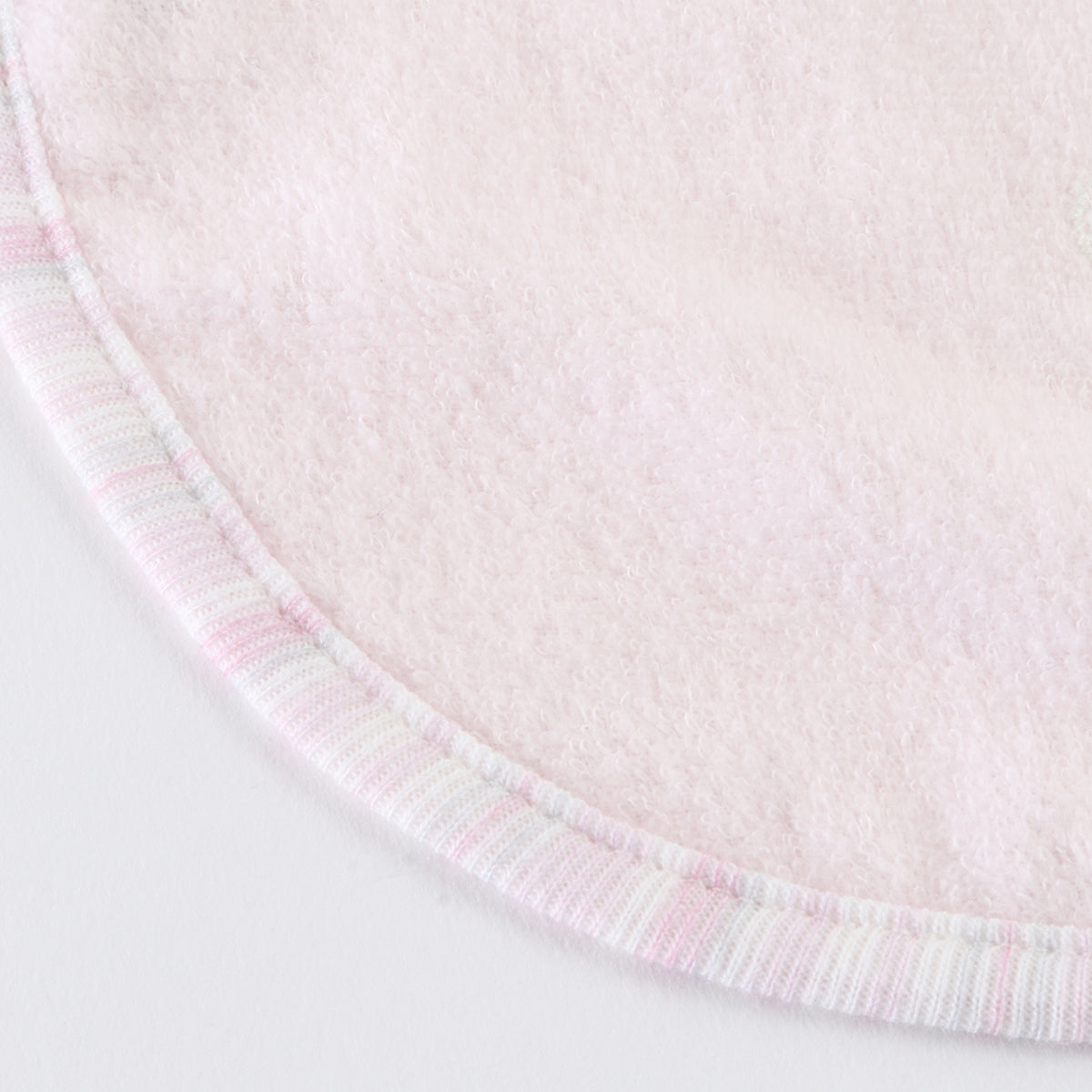 Airy Touch fluffy baby bib in Pink