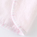 Airy Touch fluffy baby bib in Pink