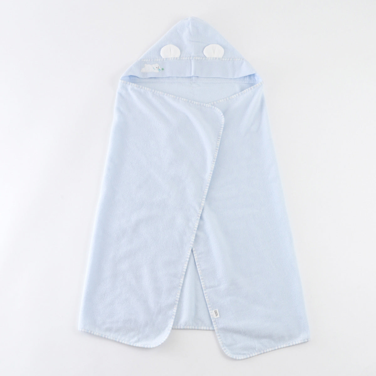 Airy Touch fluffy hooded baby bath towel in Blue