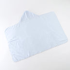 Airy Touch fluffy hooded baby bath towel in Blue
