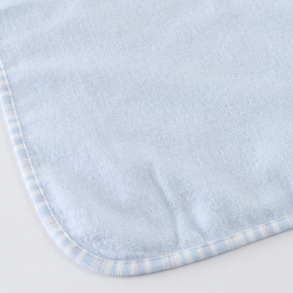 Airy Touch fluffy hooded baby bath towel in Blue