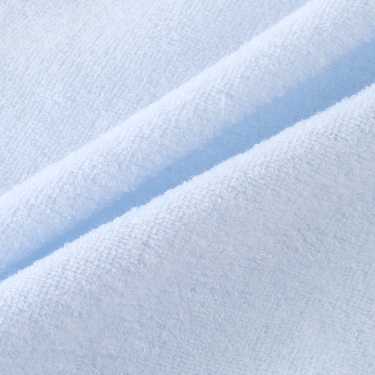 Airy Touch fluffy hooded baby bath towel in Blue