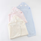 Airy Touch fluffy hooded baby bath towel in Blue