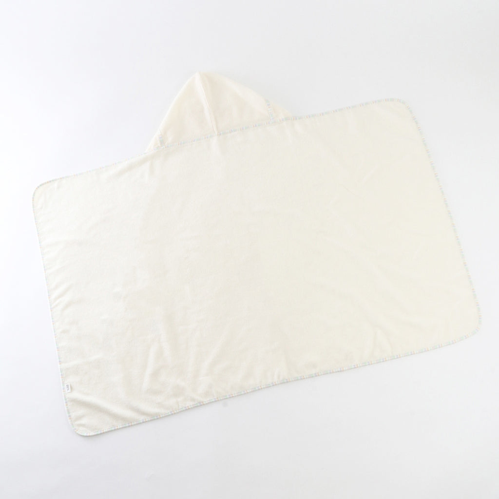 Airy Touch fluffy hooded baby bath towel in Ivory