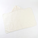 Airy Touch fluffy hooded baby bath towel in Ivory