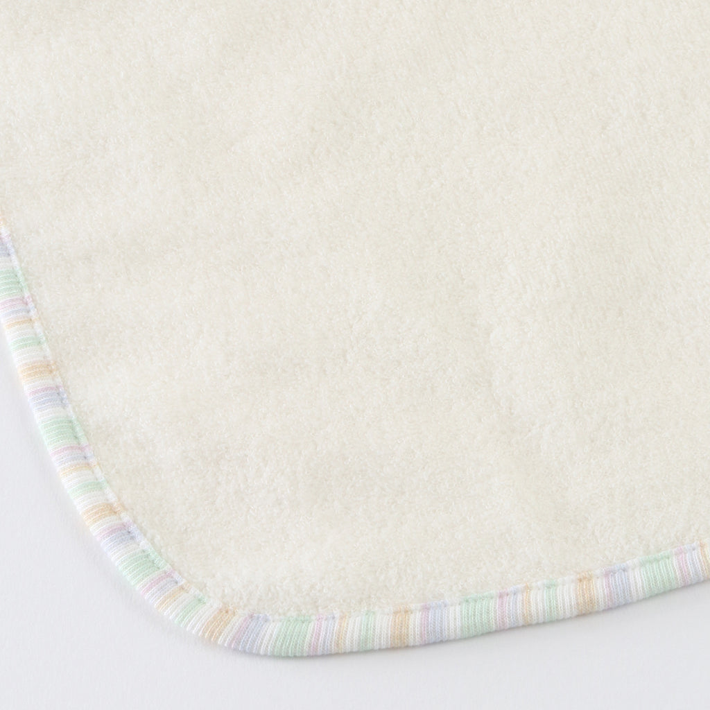 Airy Touch fluffy hooded baby bath towel in Ivory