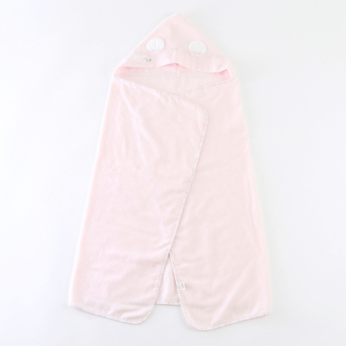 Airy Touch fluffy hooded baby bath towel in Pink