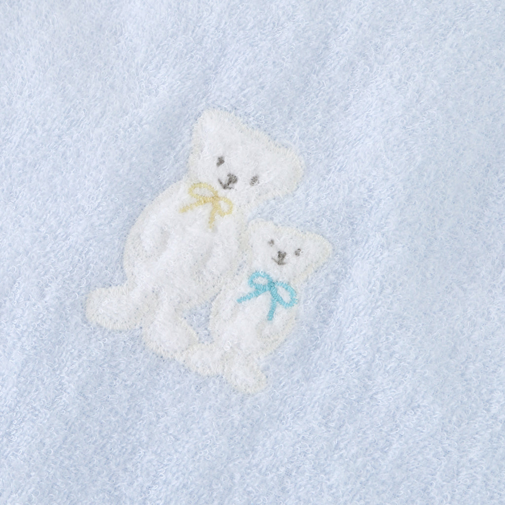 Airy Touch fluffy baby sleeper in Blue