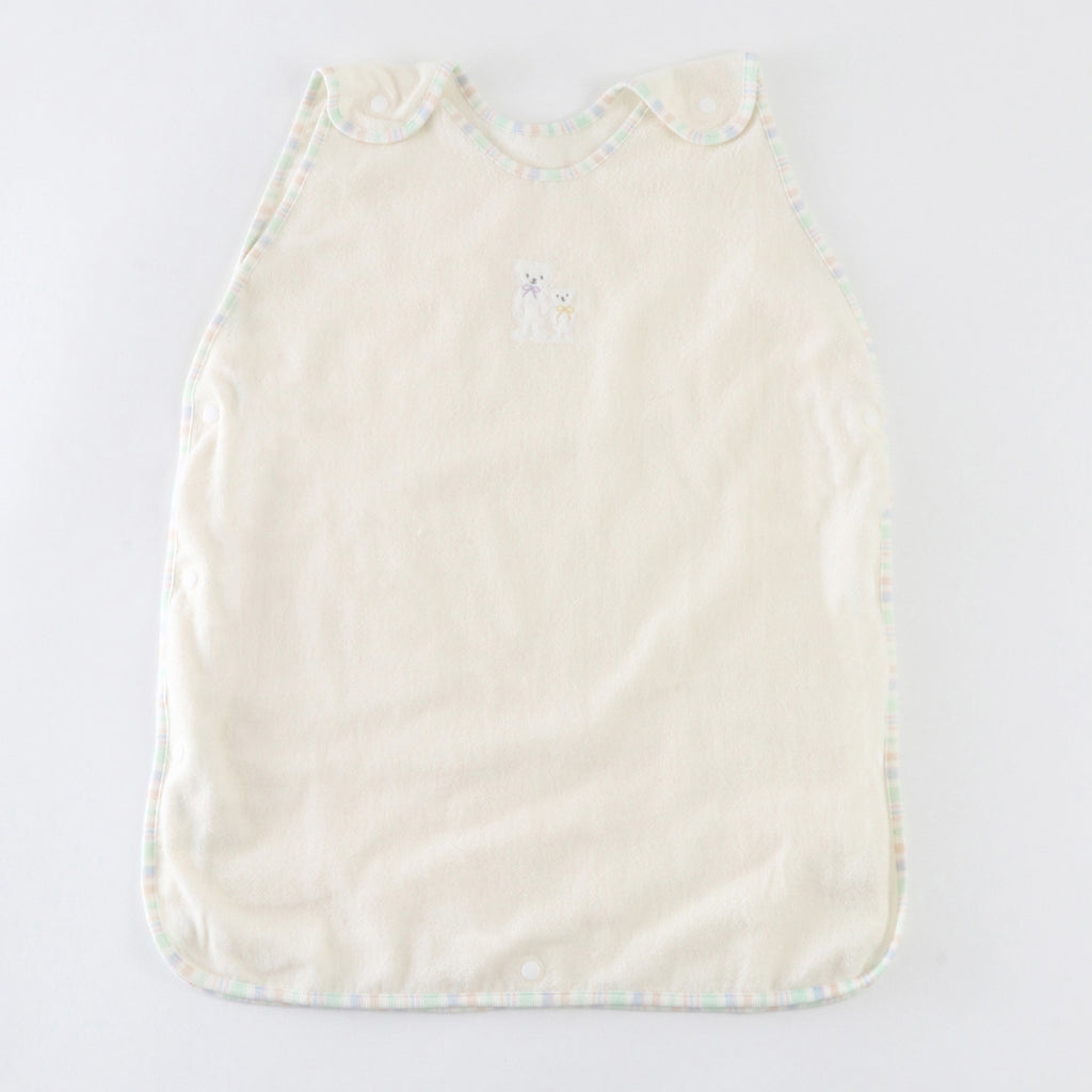 Airy Touch fluffy baby sleeper in Ivory