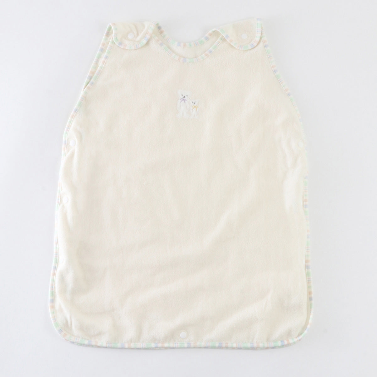 Airy Touch fluffy baby sleeper in Ivory
