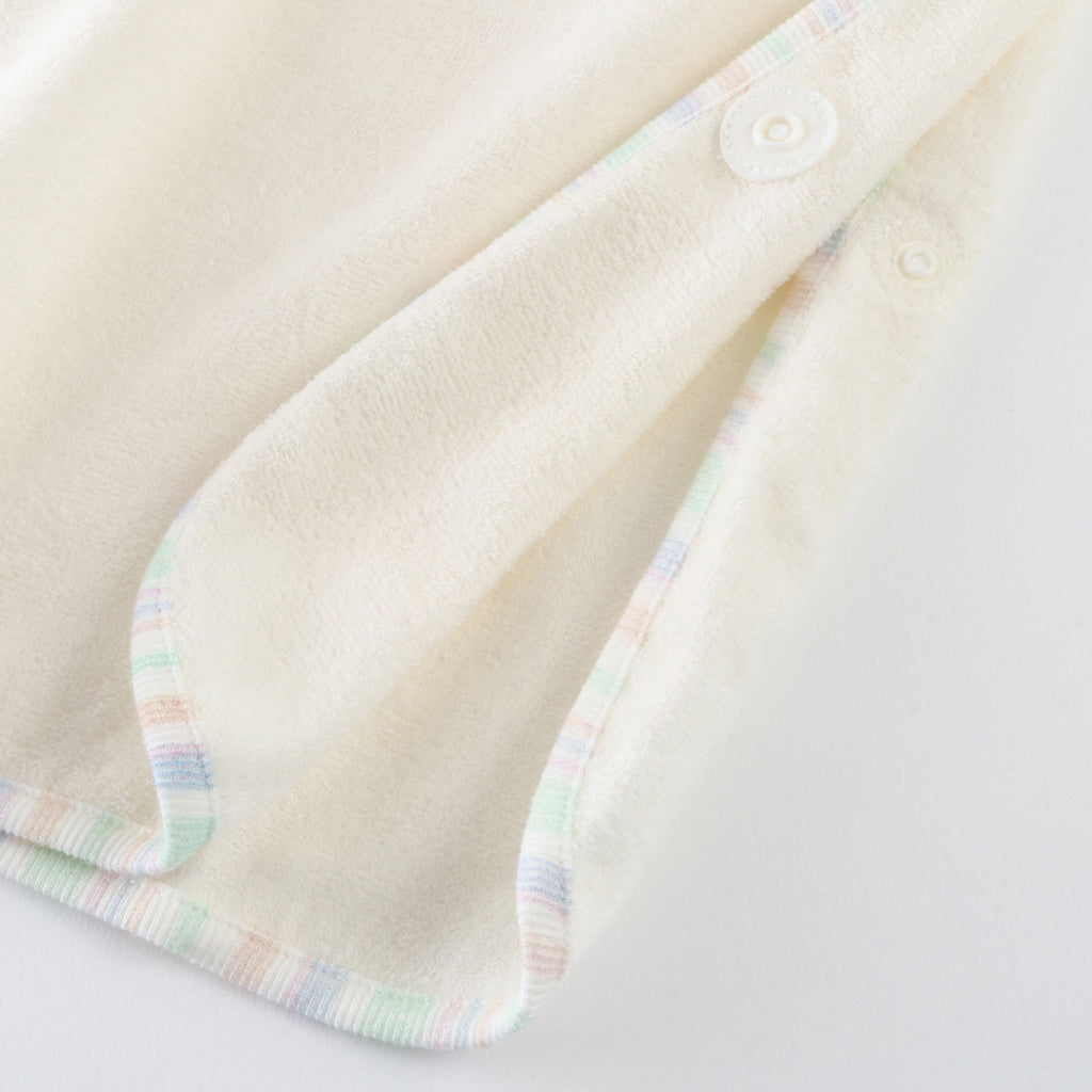 Airy Touch fluffy baby sleeper in Ivory